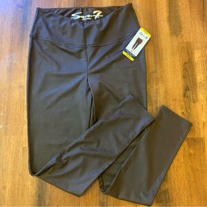 Seven 7 medium NWT faux leather leggings brown/espresso